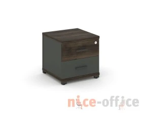 Тумба приставная 2 ящ. CN.TUP-001 W 420x420x416 Концепт / Concept images