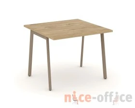 Стол переговорный на плоскоовальной трубе 98x98x75 Эстетика / Estetica images