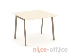 Стол переговорный на плоскоовальной трубе 98x98x75 Эстетика / Estetica images