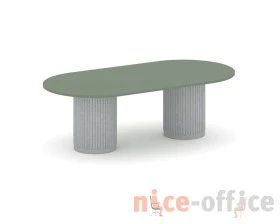 Стол переговорный овальный PR.C.SPRG-007.D 2400х1200х750 Фелто / Felto images