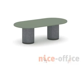Стол переговорный овальный PR.C.SPRG-007.D 2400х1200х750 Фелто / Felto images