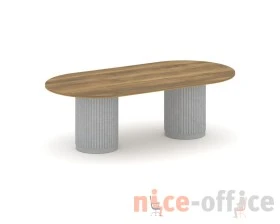 Стол переговорный овальный PR.C.SPRG-007.D 2400х1200х750 Фелто / Felto images