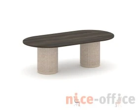 Стол переговорный овальный PR.C.SPRG-007.D 2400х1200х750 Фелто / Felto images