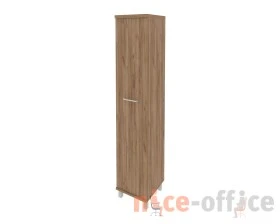 Шкаф высокий узкий 1 высокая дверь ЛДСП правый 401x432x2060 Фёст / First images