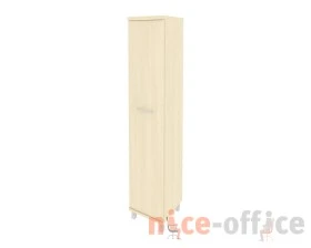 Шкаф высокий узкий 1 высокая дверь ЛДСП правый 401x432x2060 Фёст / First images