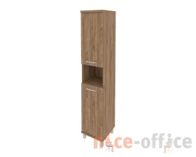 Шкаф высокий узкий 2 низкие двери ЛДСП правый 401x432x2060 Фёст / First images
