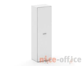 Шкаф средний высокий универсальный стекл. дверь 600x460x2000 Фреско / Fresco images