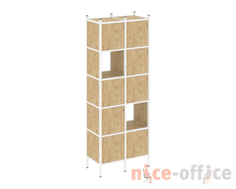 Прямой стеллаж L-05 862x446x1869 Лофт / Loft