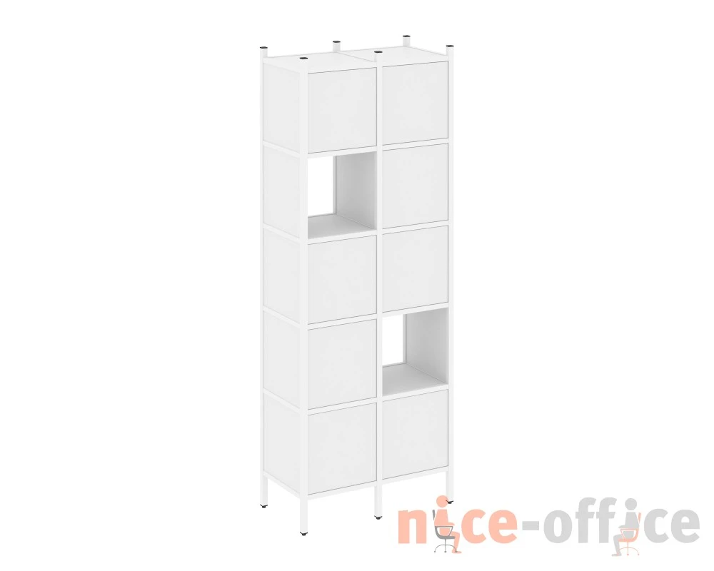 Прямой стеллаж L-05 862x446x1869 Лофт / Loft