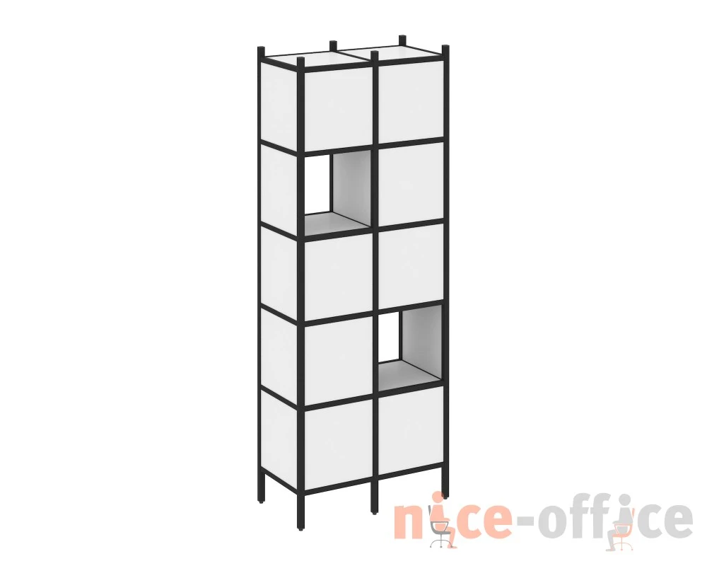 Прямой стеллаж L-05 862x446x1869 Лофт / Loft
