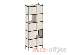 Прямой стеллаж L-05 862x446x1869 Лофт / Loft images