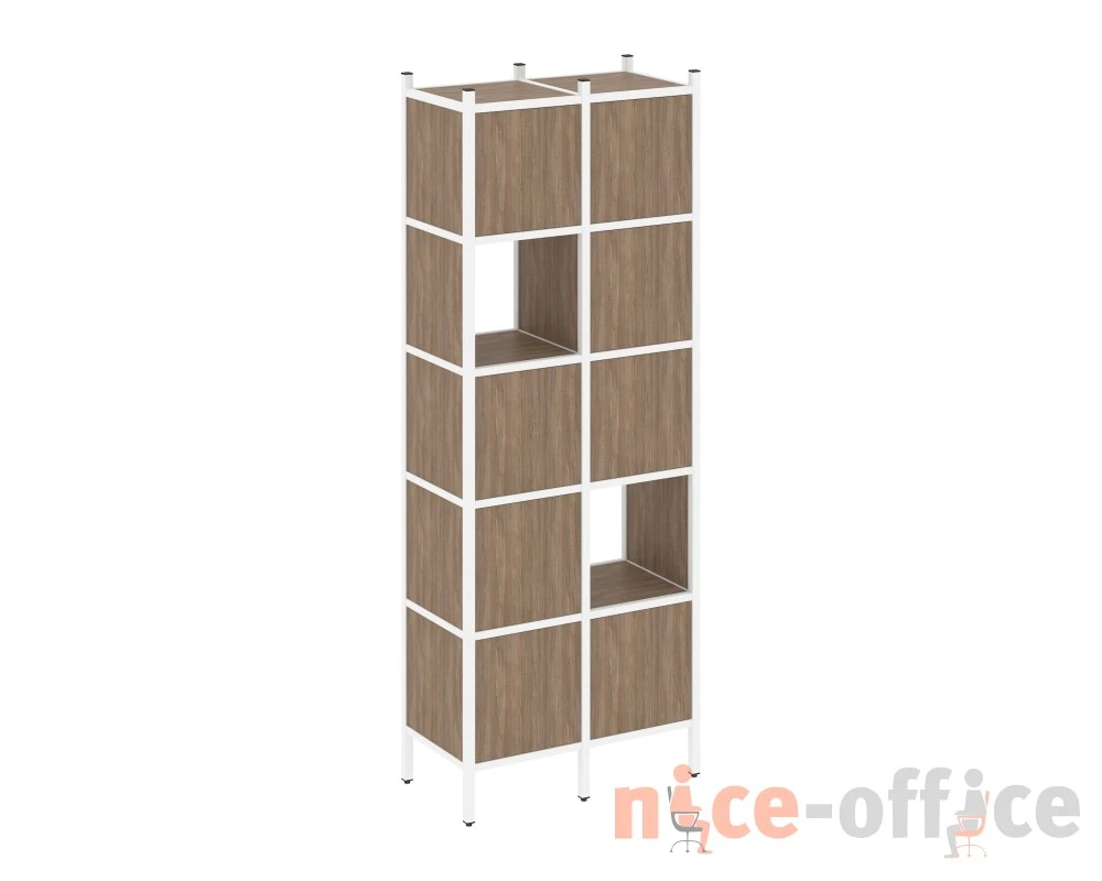 Прямой стеллаж L-05 862x446x1869 Лофт / Loft
