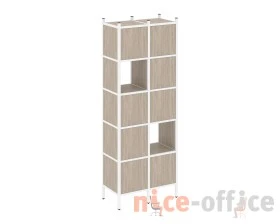 Прямой стеллаж L-05 862x446x1869 Лофт / Loft images