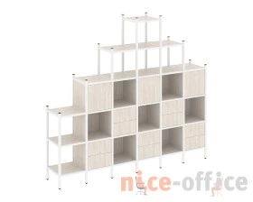 Прямой стеллаж L-24 2526x446x2280 Лофт / Loft images