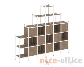 Прямой стеллаж L-24 2526x446x2280 Лофт / Loft images