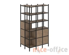 Угловой внешний стеллаж наборный L-54 862x1278x2280 Лофт / Loft images