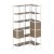 Дуб аризона/Металл белый