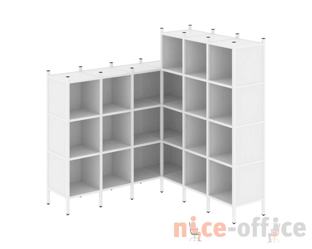 Угловой внутренний стеллаж L-50 1694x1694x1869 Лофт / Loft