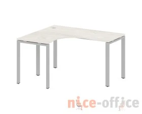 Стол криволинейный левый на П-образном м/к 140x120x75 Метал Систем / Metal System images
