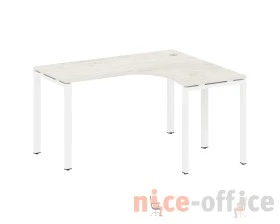 Стол офисный угловой правый на П-образном м/к 140x120x75 Метал Систем / Metal System images