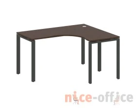 Стол офисный угловой правый на П-образном м/к 140x120x75 Метал Систем / Metal System images