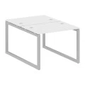 Белый/Металл серый