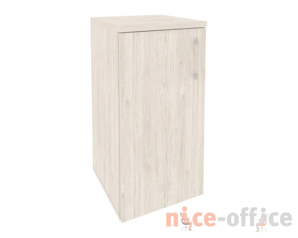 Шкаф низкий узкий левый (1 низкий фасад ЛДСП) 400x420x823 Оникс / Onix