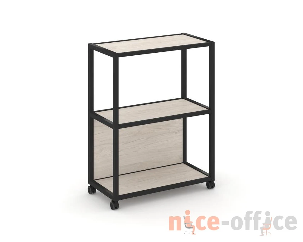 Стеллаж 3 уровня 1 секция VR.LT-STK-302.12 1200x400x1046 Шелф Мобайл / Shelf Mobile