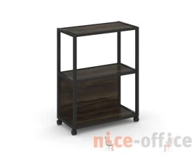 Стеллаж 3 уровня 1 секция VR.LT-STK-302.12 1200x400x1046 Шелф Мобайл / Shelf Mobile images
