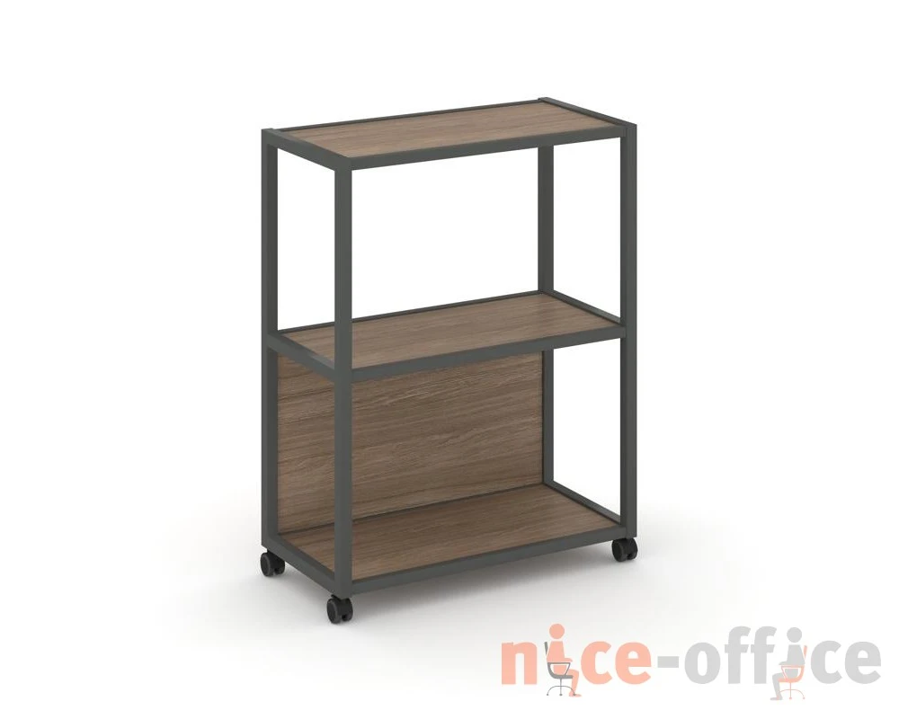 Стеллаж 3 уровня 1 секция VR.LT-STK-302.12 1200x400x1046 Шелф Мобайл / Shelf Mobile