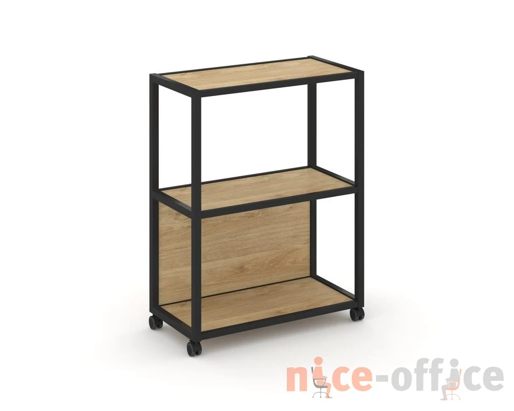 Стеллаж 3 уровня 1 секция VR.LT-STK-302.12 1200x400x1046 Шелф Мобайл / Shelf Mobile