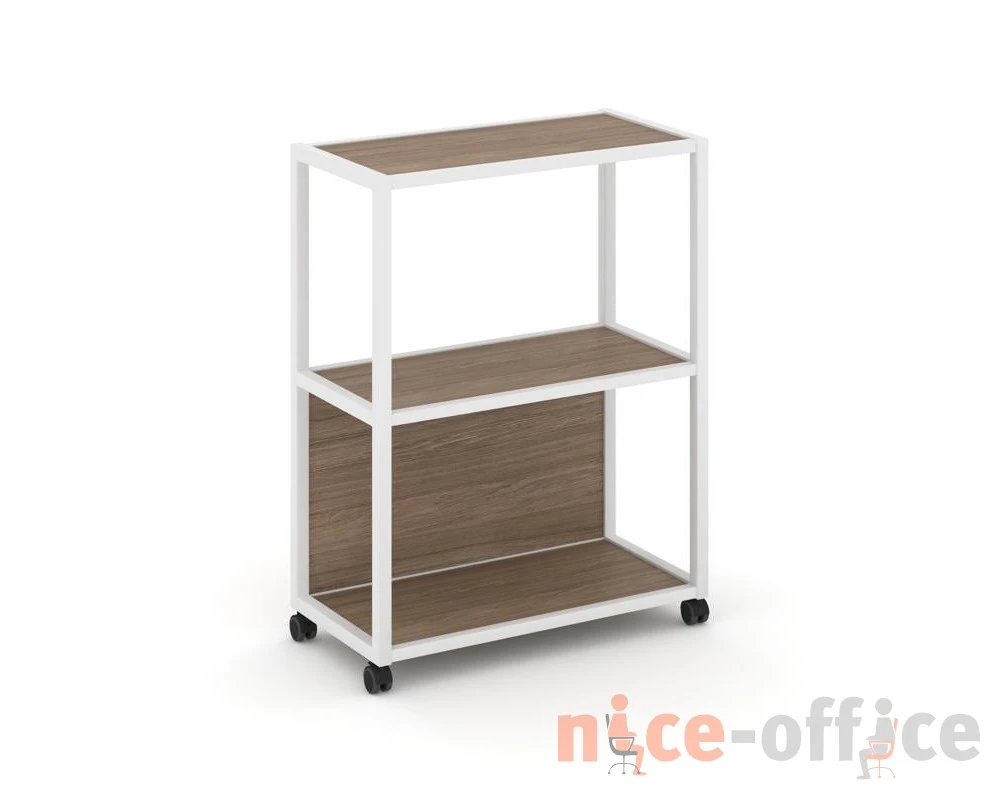 Стеллаж 3 уровня 1 секция VR.LT-STK-302.12 1200x400x1046 Шелф Мобайл / Shelf Mobile