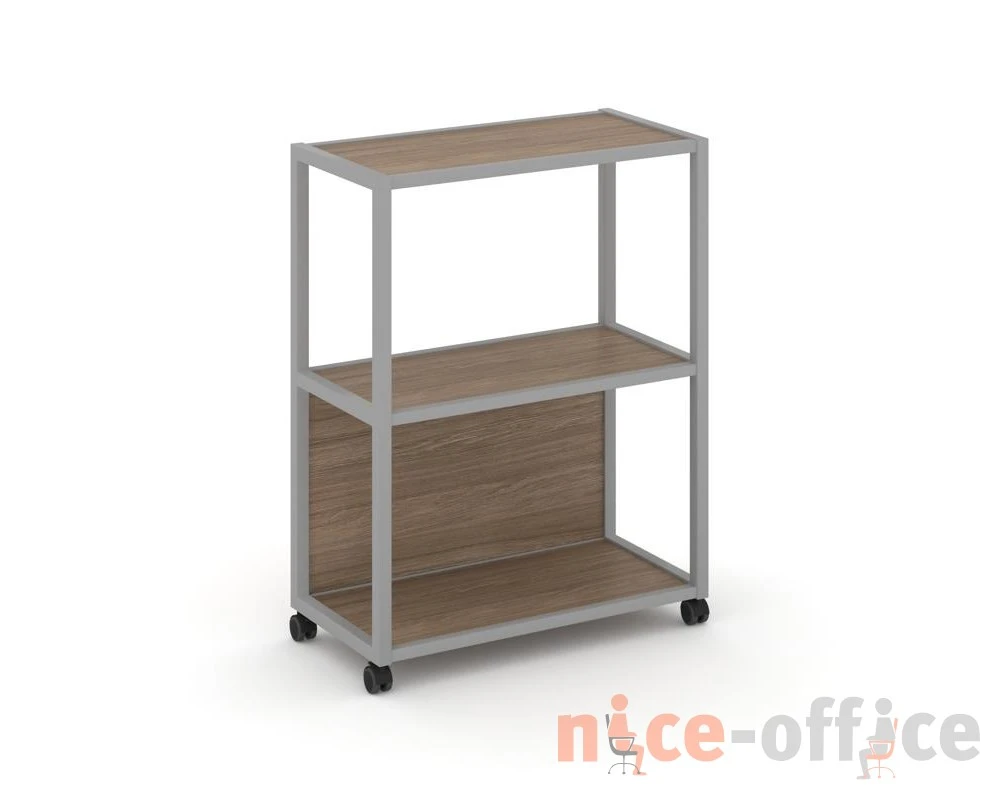 Стеллаж 3 уровня 1 секция VR.LT-STK-302.12 1200x400x1046 Шелф Мобайл / Shelf Mobile