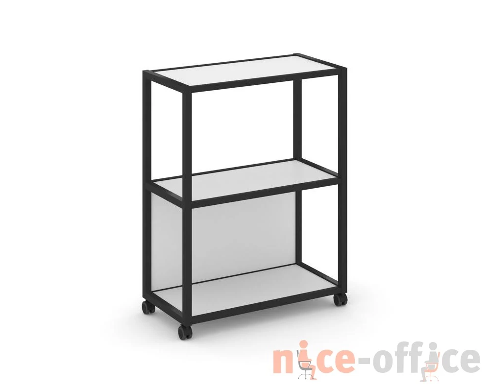 Стеллаж 3 уровня 1 секция VR.LT-STK-302.12 1200x400x1046 Шелф Мобайл / Shelf Mobile