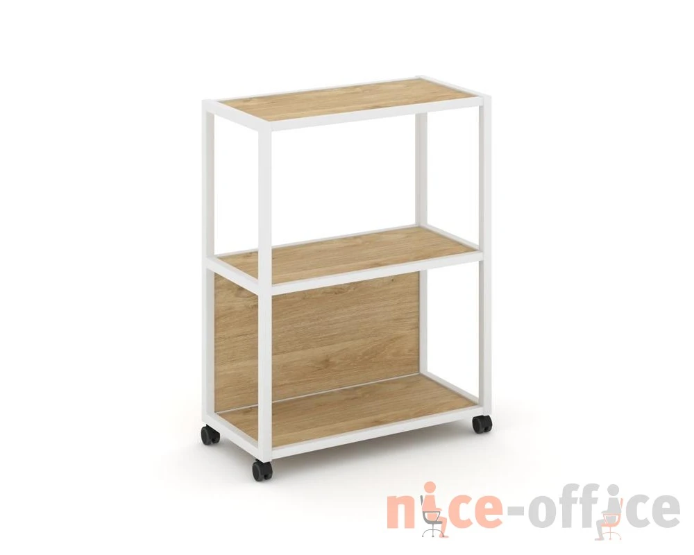 Стеллаж 3 уровня 1 секция VR.LT-STK-302.12 1200x400x1046 Шелф Мобайл / Shelf Mobile