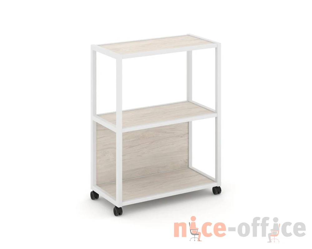 Стеллаж 3 уровня 1 секция VR.LT-STK-302.12 1200x400x1046 Шелф Мобайл / Shelf Mobile