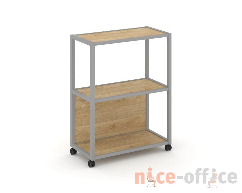 Стеллаж 3 уровня 1 секция VR.LT-STK-302.12 1200x400x1046 Шелф Мобайл / Shelf Mobile