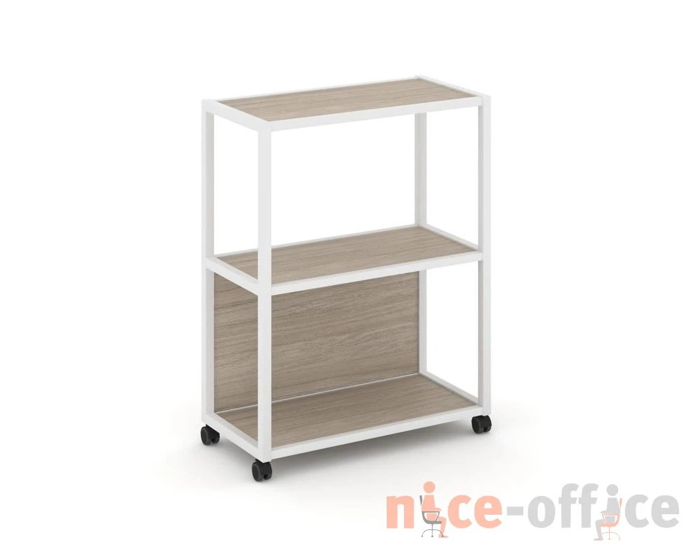 Стеллаж 3 уровня 1 секция VR.LT-STK-302.12 1200x400x1046 Шелф Мобайл / Shelf Mobile