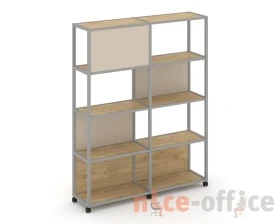 Стеллаж 5 уровней 2 секции VR.LT-STK-514.12 2370x400x2000 Шелф Мобайл / Shelf Mobile images
