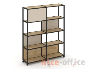 Стеллаж 5 уровней 2 секции VR.LT-STK-514.12 2370x400x2000 Шелф Мобайл / Shelf Mobile images