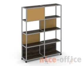 Стеллаж 5 уровней 2 секции VR.LT-STK-514.12 2370x400x2000 Шелф Мобайл / Shelf Mobile images
