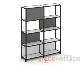 Стеллаж 5 уровней 2 секции VR.LT-STK-514.12 2370x400x2000 Шелф Мобайл / Shelf Mobile images