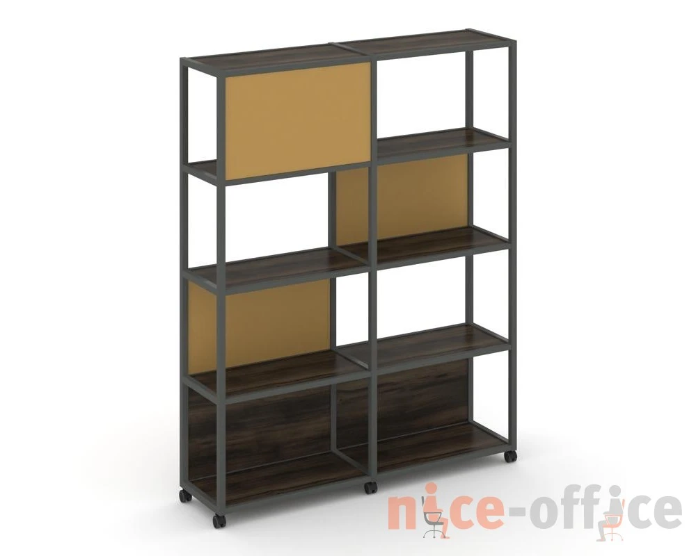 Стеллаж 5 уровней 2 секции VR.LT-STK-514.12 2370x400x2000 Шелф Мобайл / Shelf Mobile