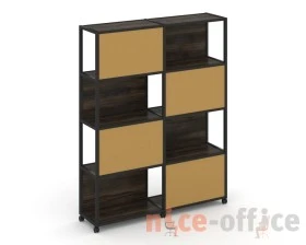 Стеллаж 5 уровней 2 секции VR.LT-STK-516.12 2370x400x2000 Шелф Мобайл / Shelf Mobile images