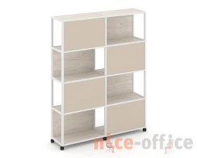 Стеллаж 5 уровней 2 секции VR.LT-STK-516.12 2370x400x2000 Шелф Мобайл / Shelf Mobile images