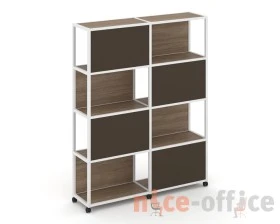 Стеллаж 5 уровней 2 секции VR.LT-STK-516.12 2370x400x2000 Шелф Мобайл / Shelf Mobile images