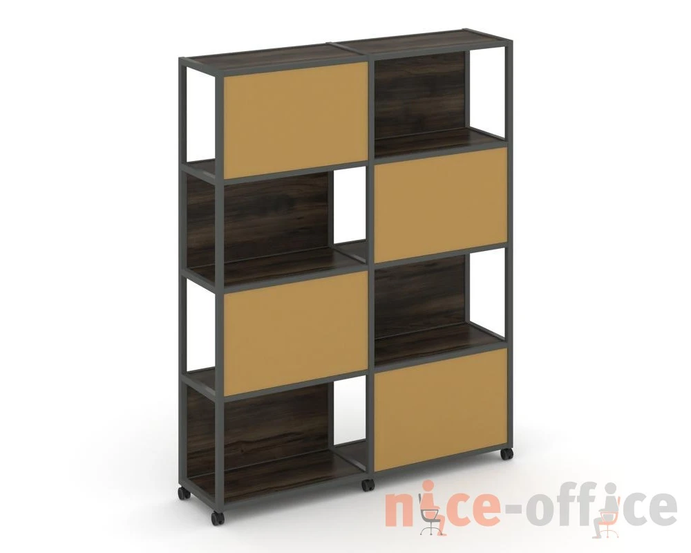 Стеллаж 5 уровней 2 секции VR.LT-STK-516.12 2370x400x2000 Шелф Мобайл / Shelf Mobile