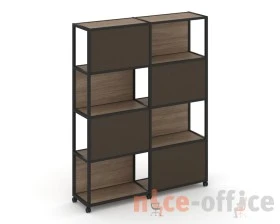 Стеллаж 5 уровней 2 секции VR.LT-STK-516.12 2370x400x2000 Шелф Мобайл / Shelf Mobile images