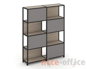 Стеллаж 5 уровней 2 секции VR.LT-STK-516.12 2370x400x2000 Шелф Мобайл / Shelf Mobile images