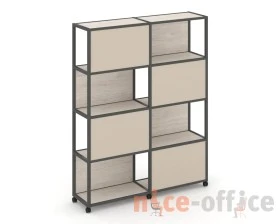 Стеллаж 5 уровней 2 секции VR.LT-STK-516.12 2370x400x2000 Шелф Мобайл / Shelf Mobile images